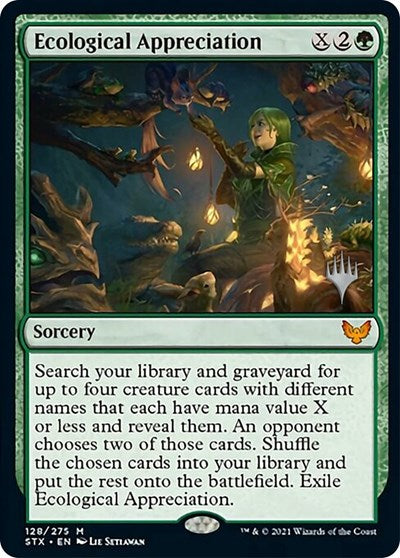 Ecological Appreciation (Promo Pack) [Strixhaven: School of Mages Promos] | Dragon's Lair Comics and Fantasy Houston TX