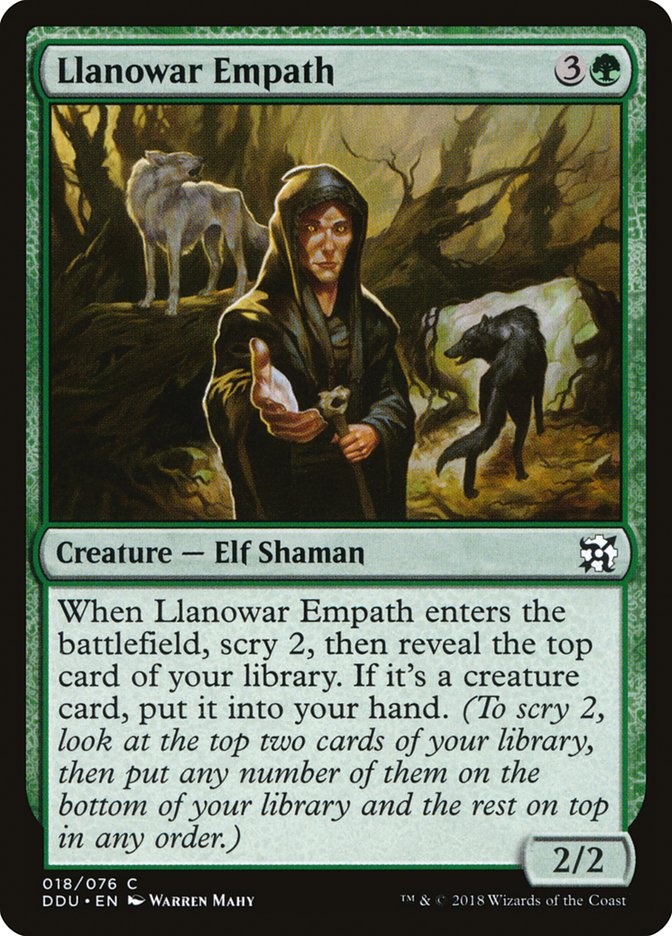 Llanowar Empath [Duel Decks: Elves vs. Inventors] | Dragon's Lair Comics and Fantasy Houston TX
