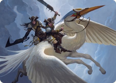 Gryffwing Cavalry Art Card [Innistrad: Crimson Vow Art Series] | Dragon's Lair Comics and Fantasy Houston TX
