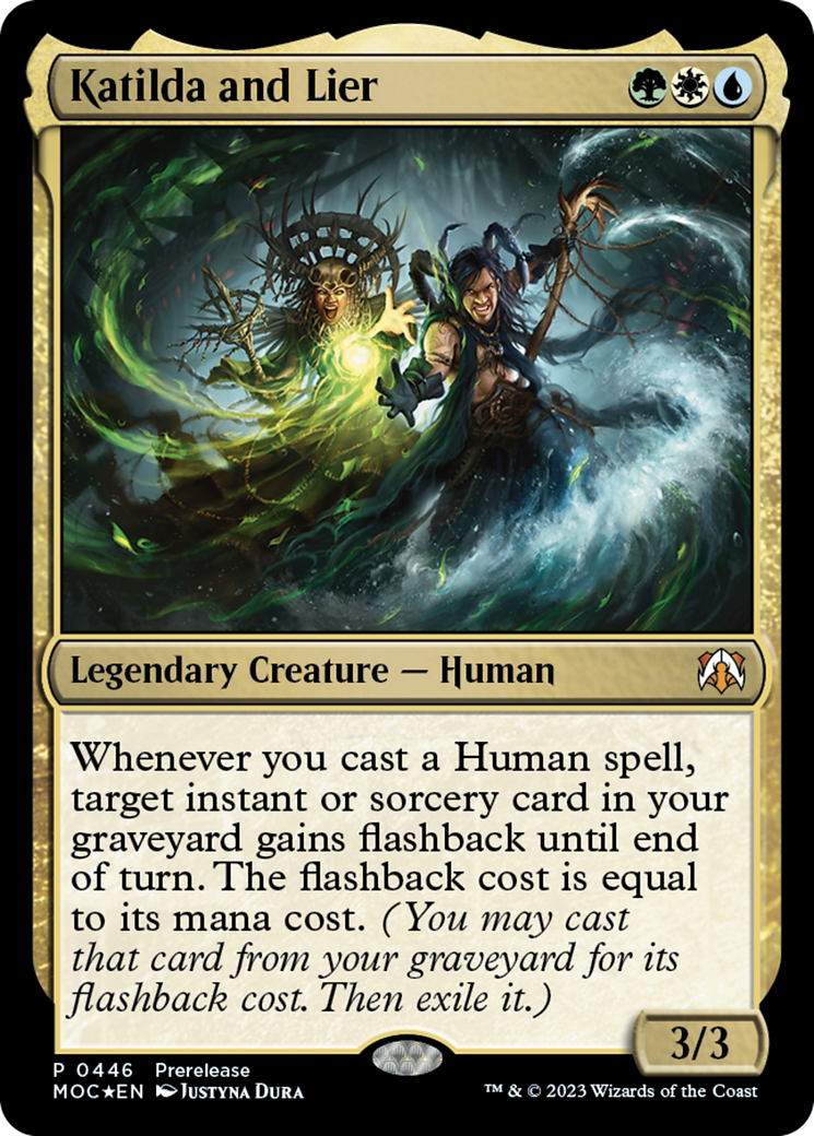 Katilda and Lier [March of the Machine Commander Prerelease Promos] | Dragon's Lair Comics and Fantasy Houston TX