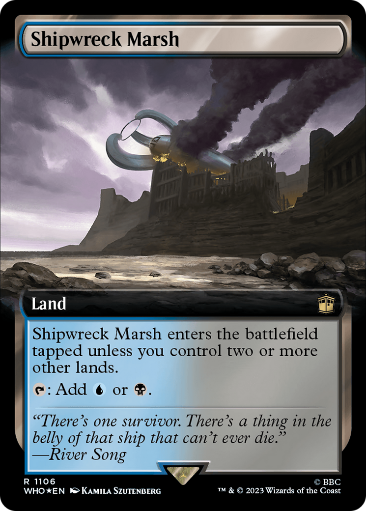 Shipwreck Marsh (Extended Art) (Surge Foil) [Doctor Who] | Dragon's Lair Comics and Fantasy Houston TX