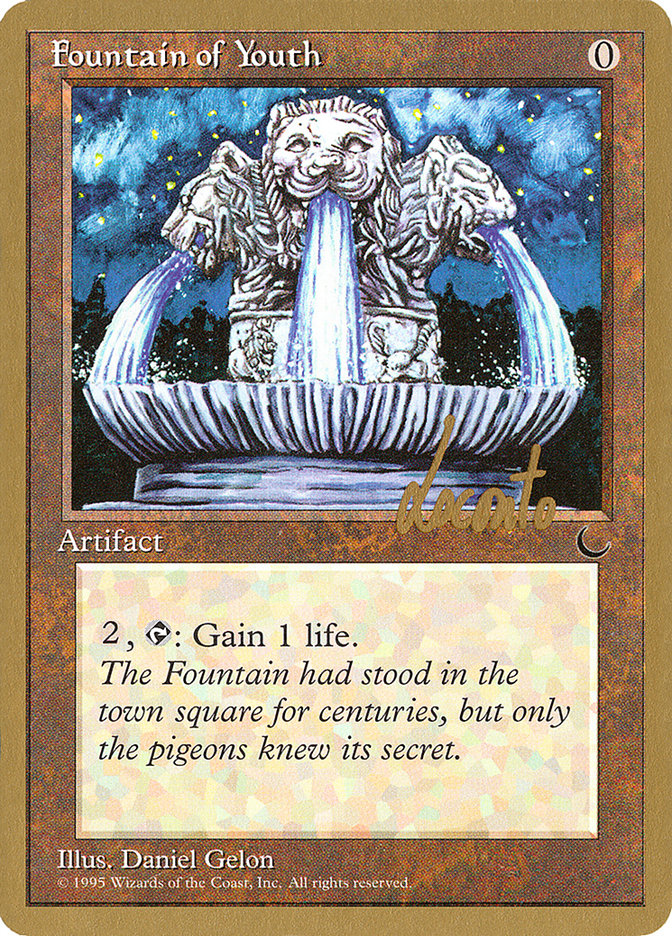 Fountain of Youth (Michael Loconto) [Pro Tour Collector Set] | Dragon's Lair Comics and Fantasy Houston TX