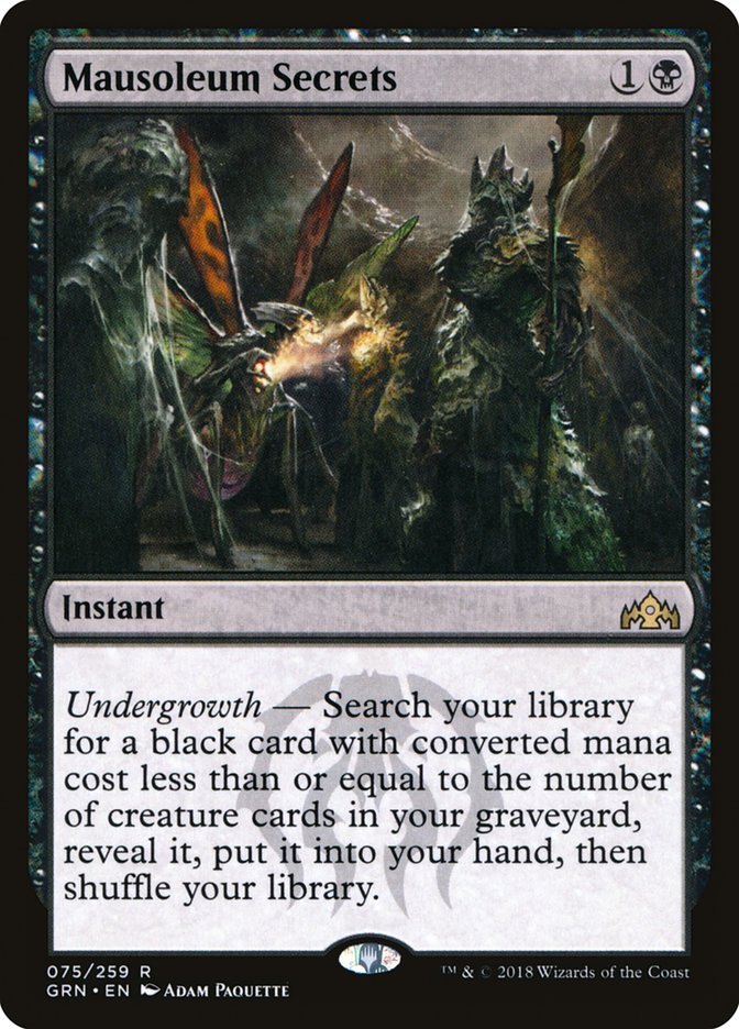 Mausoleum Secrets [Guilds of Ravnica] | Dragon's Lair Comics and Fantasy Houston TX