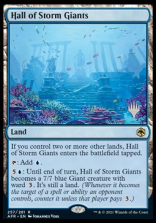 Hall of Storm Giants (Promo Pack) [Dungeons & Dragons: Adventures in the Forgotten Realms Promos] | Dragon's Lair Comics and Fantasy Houston TX