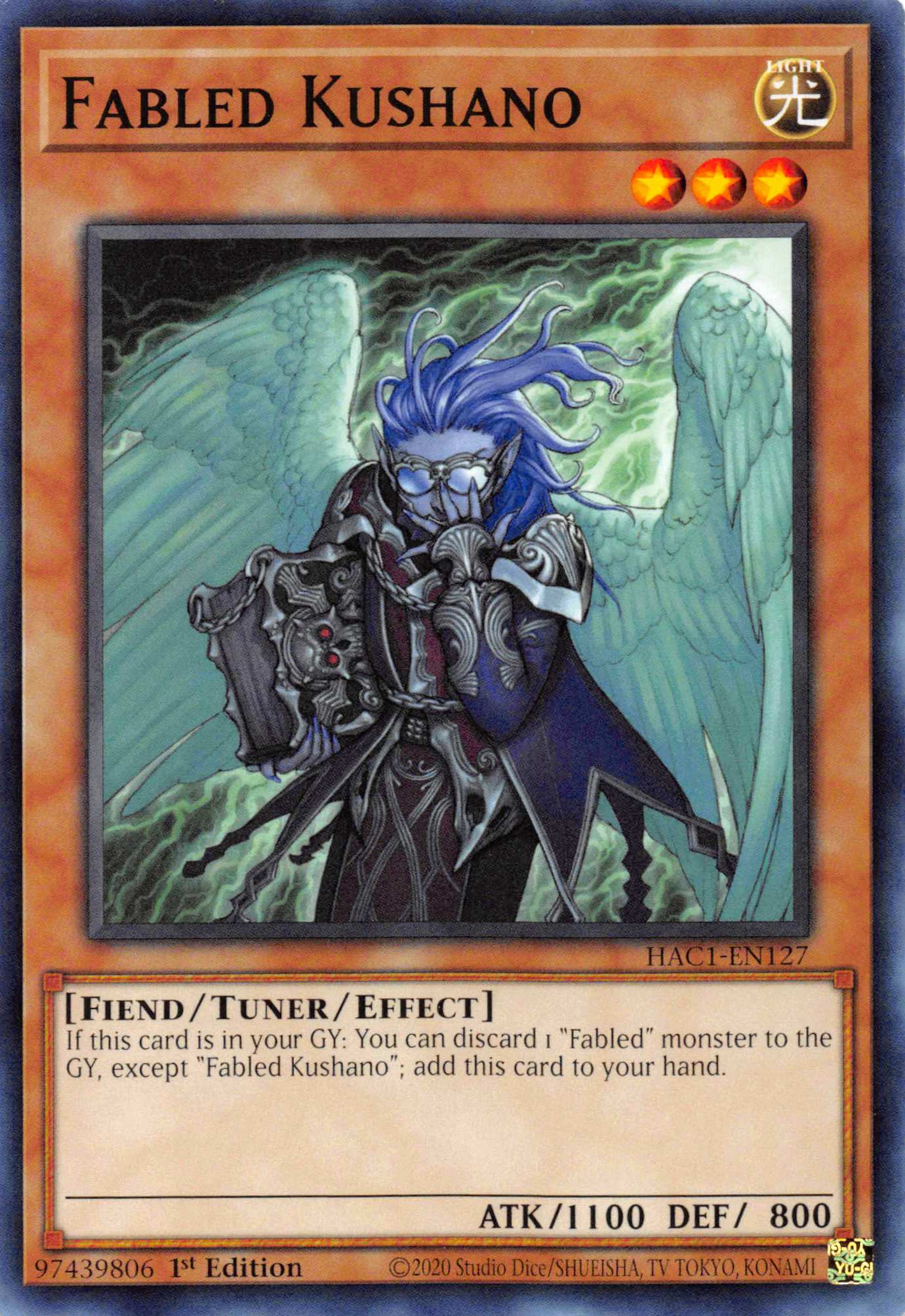 Fabled Kushano [HAC1-EN127] Common | Dragon's Lair Comics and Fantasy Houston TX