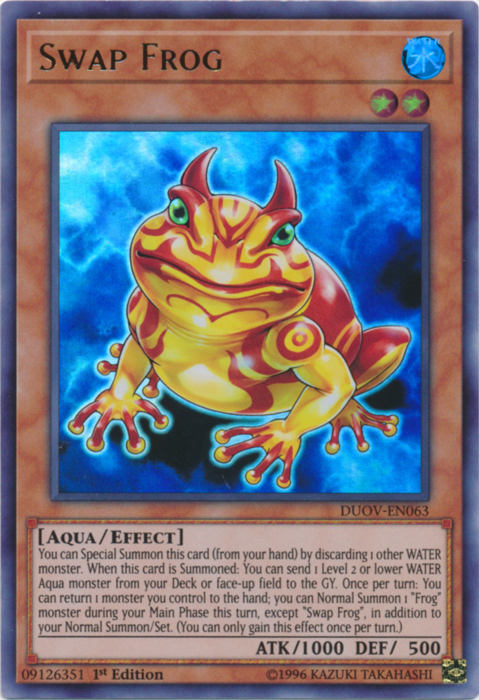 Swap Frog [DUOV-EN063] Ultra Rare | Dragon's Lair Comics and Fantasy Houston TX