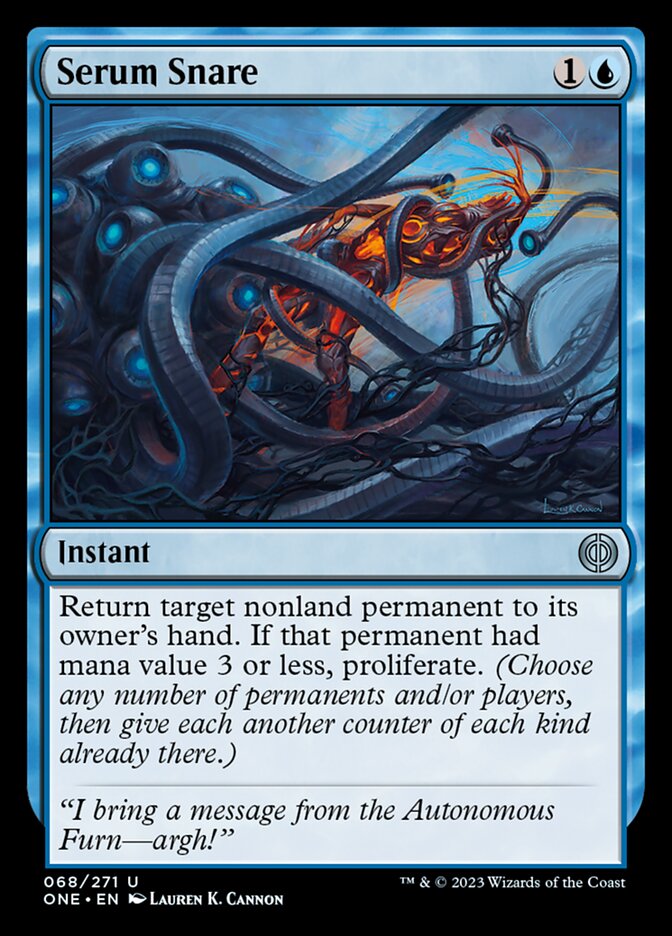 Serum Snare [Phyrexia: All Will Be One] | Dragon's Lair Comics and Fantasy Houston TX