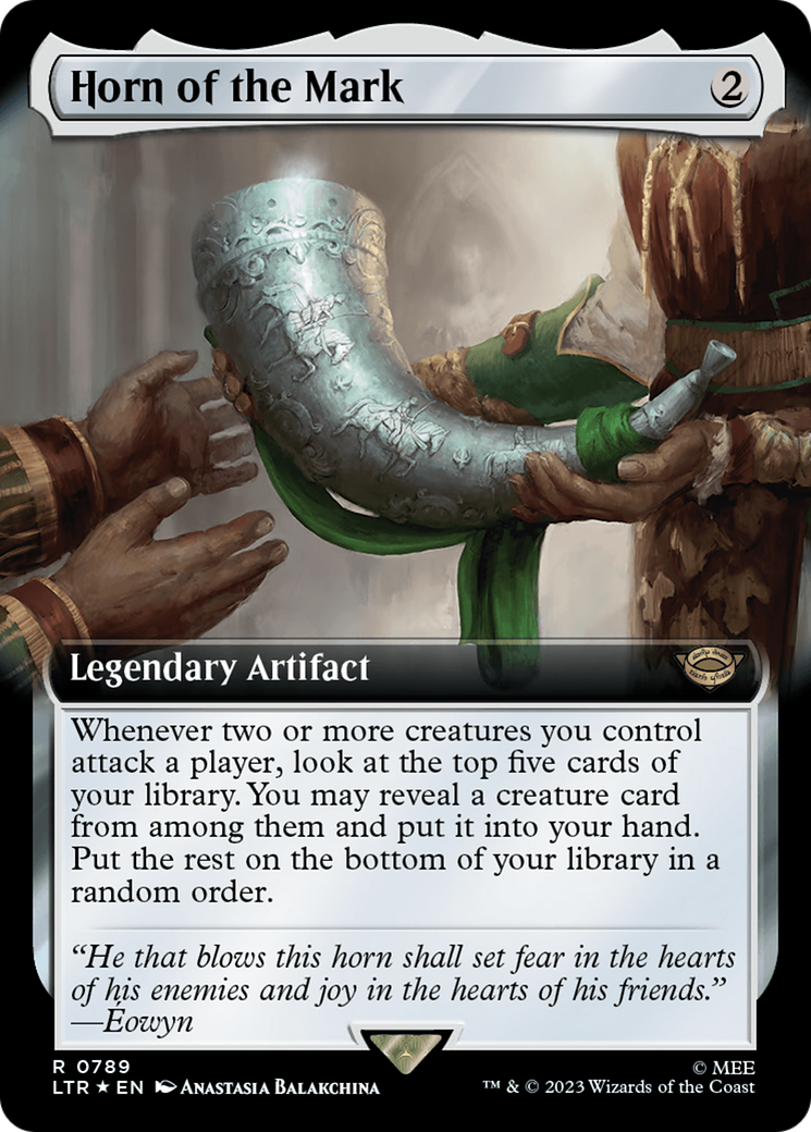 Horn of the Mark (Extended Art) (Surge Foil) [The Lord of the Rings: Tales of Middle-Earth] | Dragon's Lair Comics and Fantasy Houston TX