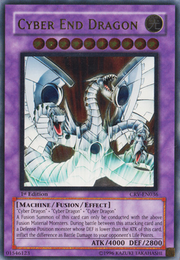 Cyber End Dragon [CRV-EN036] Ultimate Rare | Dragon's Lair Comics and Fantasy Houston TX