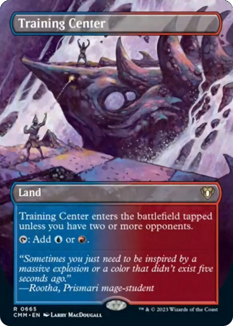 Training Center (Borderless Alternate Art) [Commander Masters] | Dragon's Lair Comics and Fantasy Houston TX
