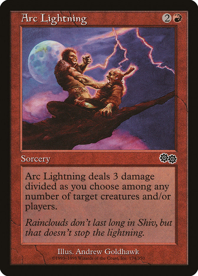 Arc Lightning [Urza's Saga] | Dragon's Lair Comics and Fantasy Houston TX