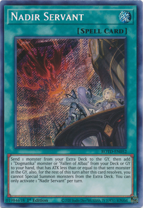 Nadir Servant [ROTD-EN052] Secret Rare | Dragon's Lair Comics and Fantasy Houston TX