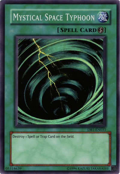 Mystical Space Typhoon [DB1-EN031] Super Rare | Dragon's Lair Comics and Fantasy Houston TX
