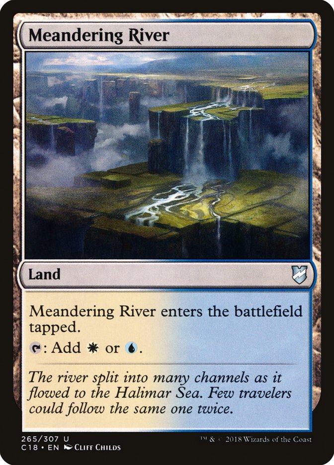 Meandering River [Commander 2018] | Dragon's Lair Comics and Fantasy Houston TX