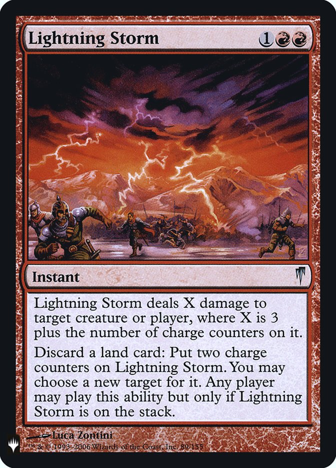 Lightning Storm [Mystery Booster] | Dragon's Lair Comics and Fantasy Houston TX