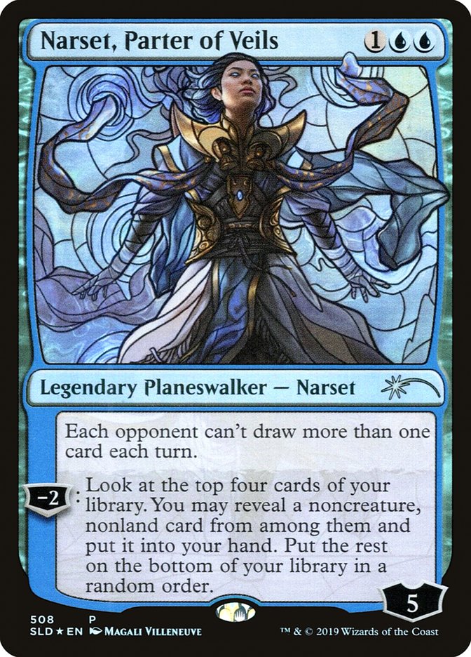 Narset, Parter of Veils (Stained Glass) [Secret Lair Drop Promos] | Dragon's Lair Comics and Fantasy Houston TX
