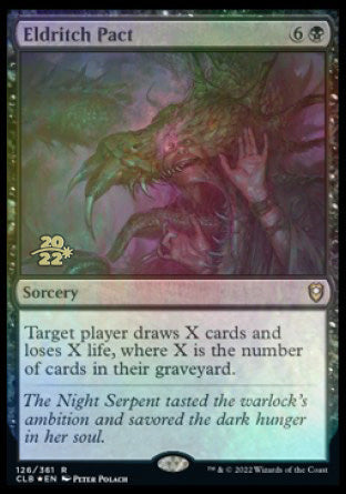 Eldritch Pact [Commander Legends: Battle for Baldur's Gate Prerelease Promos] | Dragon's Lair Comics and Fantasy Houston TX