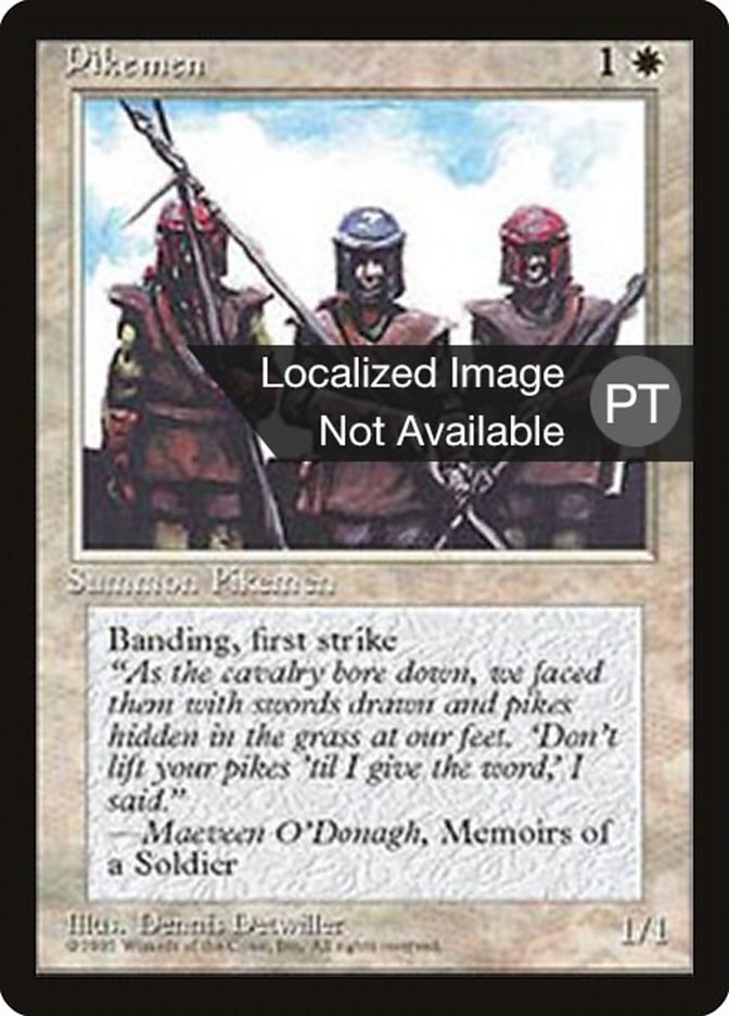 Pikemen [Fourth Edition (Foreign Black Border)] | Dragon's Lair Comics and Fantasy Houston TX