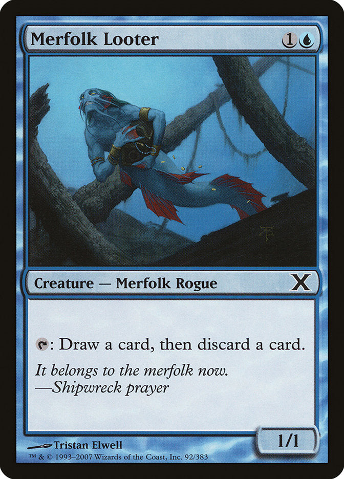Merfolk Looter [Tenth Edition] | Dragon's Lair Comics and Fantasy Houston TX