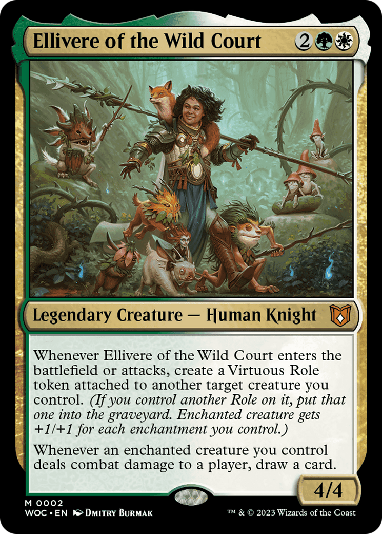 Ellivere of the Wild Court [Wilds of Eldraine Commander] | Dragon's Lair Comics and Fantasy Houston TX