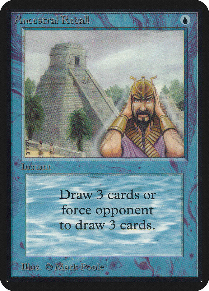 Ancestral Recall [Alpha Edition] | Dragon's Lair Comics and Fantasy Houston TX