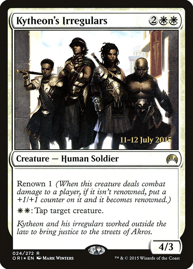 Kytheon's Irregulars [Magic Origins Prerelease Promos] | Dragon's Lair Comics and Fantasy Houston TX