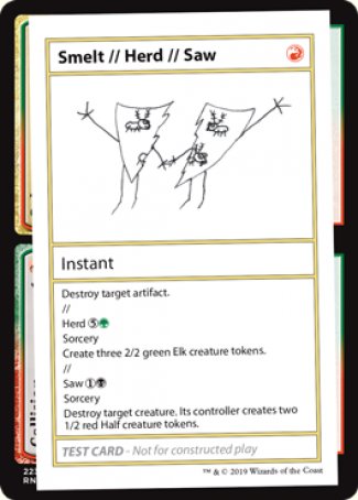 Smelt // Herd // Saw (2021 Edition) [Mystery Booster Playtest Cards] | Dragon's Lair Comics and Fantasy Houston TX