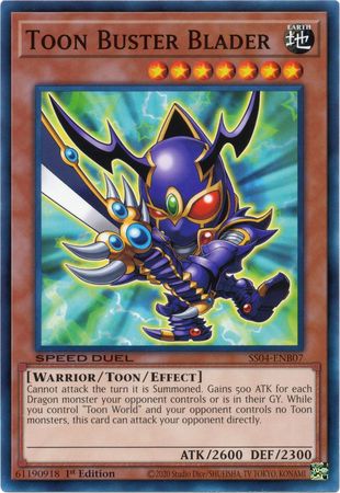 Toon Buster Blader [SS04-ENB07] Common | Dragon's Lair Comics and Fantasy Houston TX