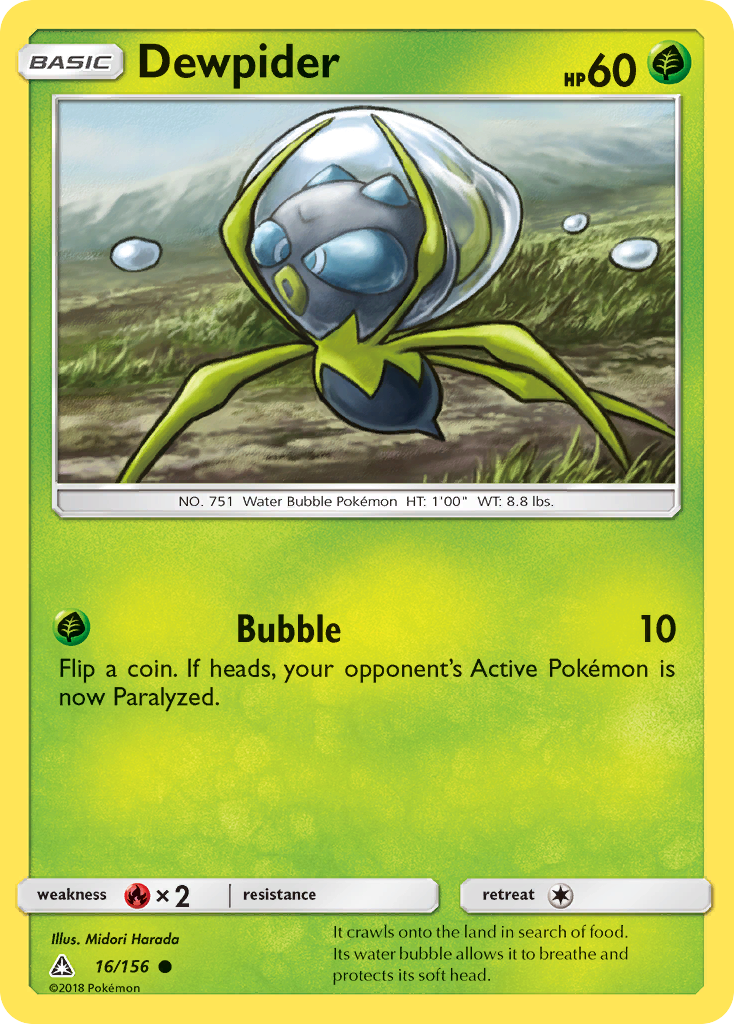 Dewpider (16/156) [Sun & Moon: Ultra Prism] | Dragon's Lair Comics and Fantasy Houston TX