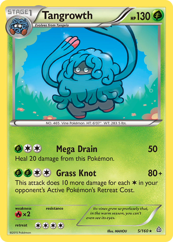 Tangrowth (5/160) [XY: Primal Clash] | Dragon's Lair Comics and Fantasy Houston TX