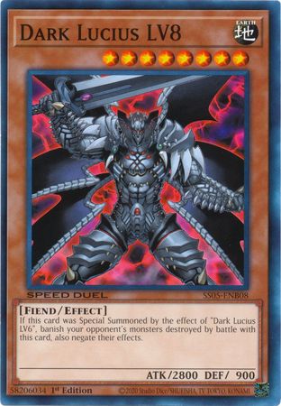 Dark Lucius LV8 [SS05-ENB08] Common | Dragon's Lair Comics and Fantasy Houston TX