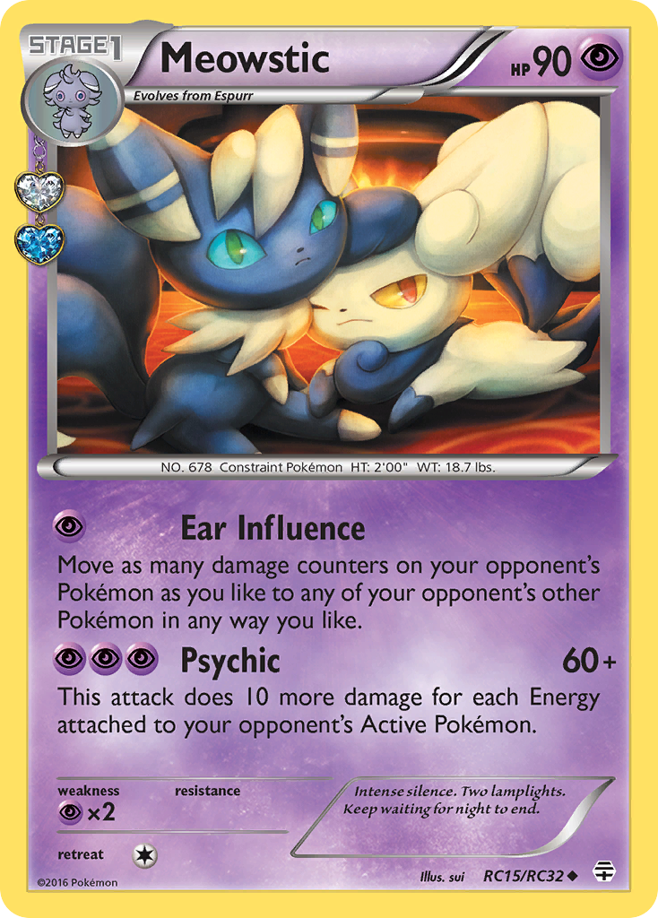 Meowstic (RC15/RC32) [XY: Generations] | Dragon's Lair Comics and Fantasy Houston TX