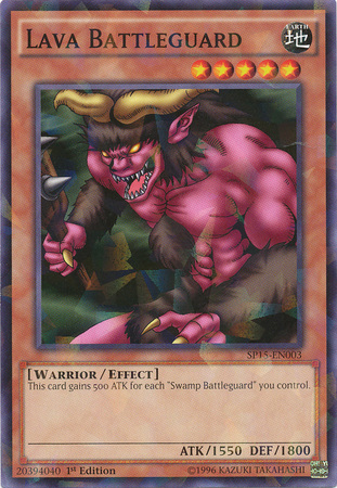 Lava Battleguard [SP15-EN003] Shatterfoil Rare | Dragon's Lair Comics and Fantasy Houston TX
