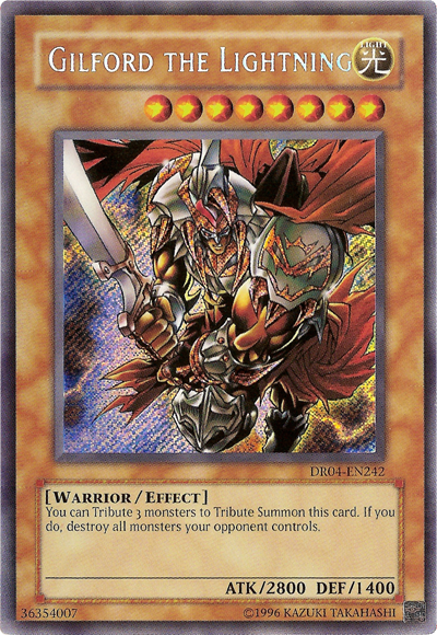 Gilford the Lightning [DR04-EN242] Secret Rare | Dragon's Lair Comics and Fantasy Houston TX