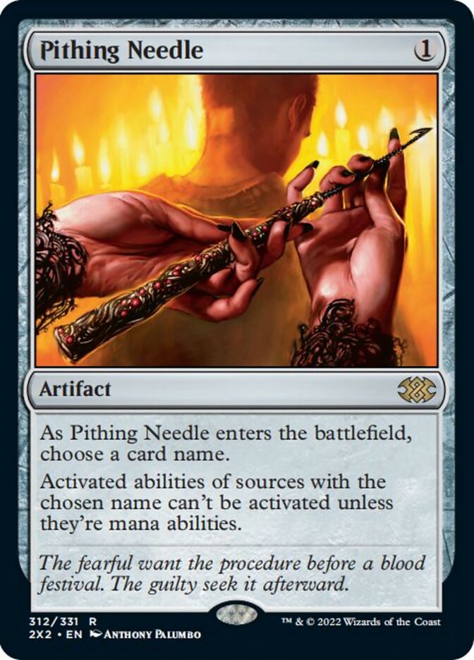 Pithing Needle [Double Masters 2022] | Dragon's Lair Comics and Fantasy Houston TX