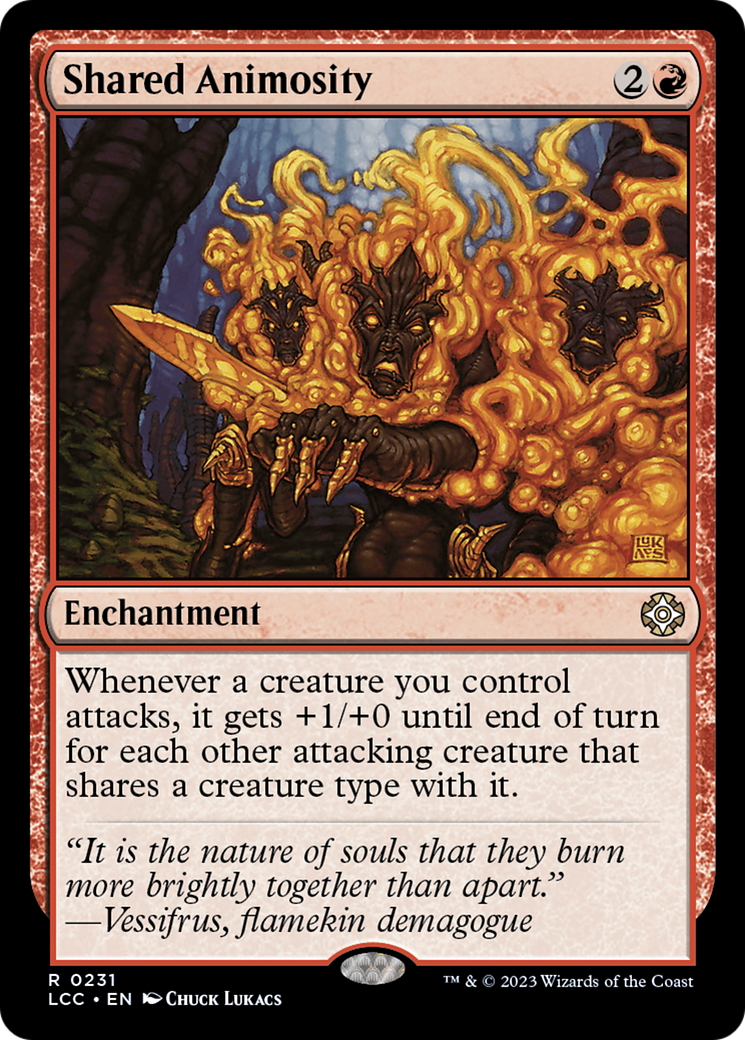 Shared Animosity [The Lost Caverns of Ixalan Commander] | Dragon's Lair Comics and Fantasy Houston TX