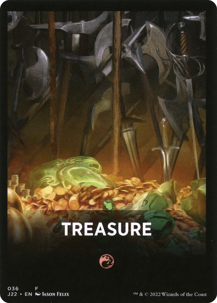 Treasure Theme Card [Jumpstart 2022 Front Cards] | Dragon's Lair Comics and Fantasy Houston TX