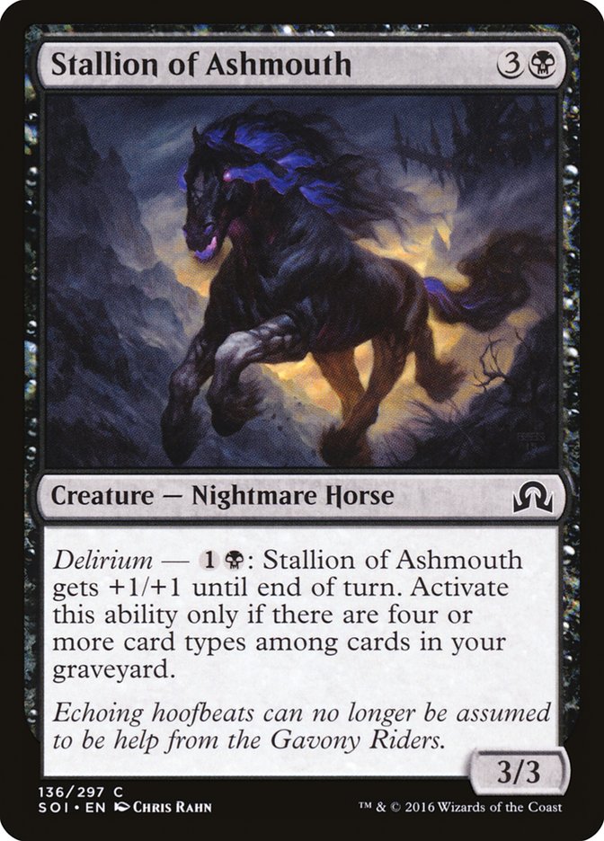 Stallion of Ashmouth [Shadows over Innistrad] | Dragon's Lair Comics and Fantasy Houston TX
