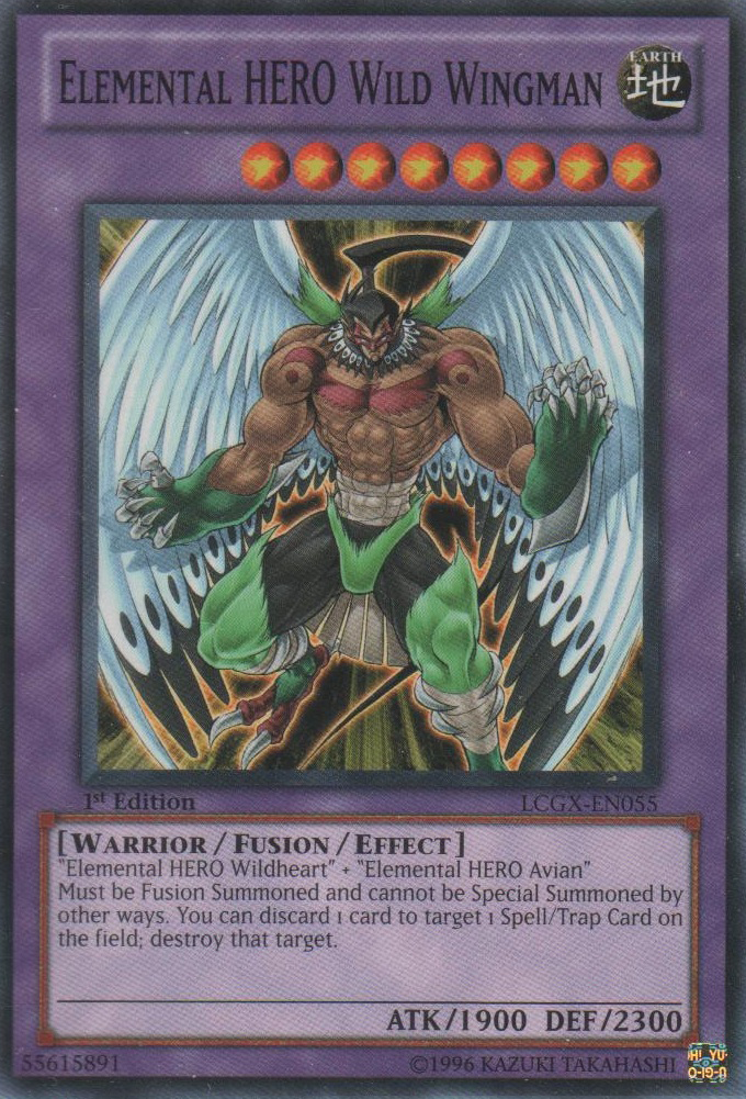 Elemental HERO Wild Wingman [LCGX-EN055] Common | Dragon's Lair Comics and Fantasy Houston TX