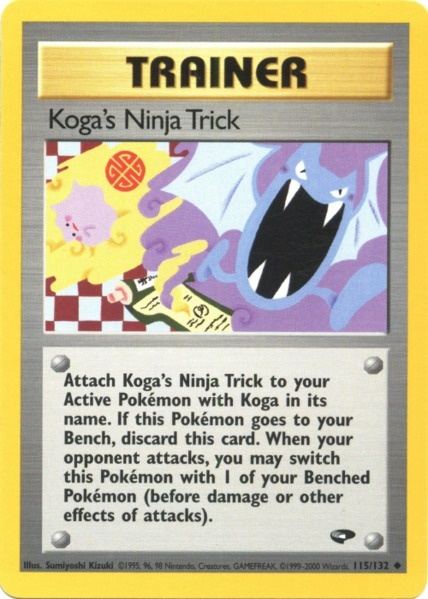 Koga's Ninja Trick (115/132) [Gym Challenge Unlimited] | Dragon's Lair Comics and Fantasy Houston TX