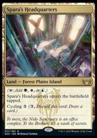 Spara's Headquarters (Promo Pack) [Streets of New Capenna Promos] | Dragon's Lair Comics and Fantasy Houston TX