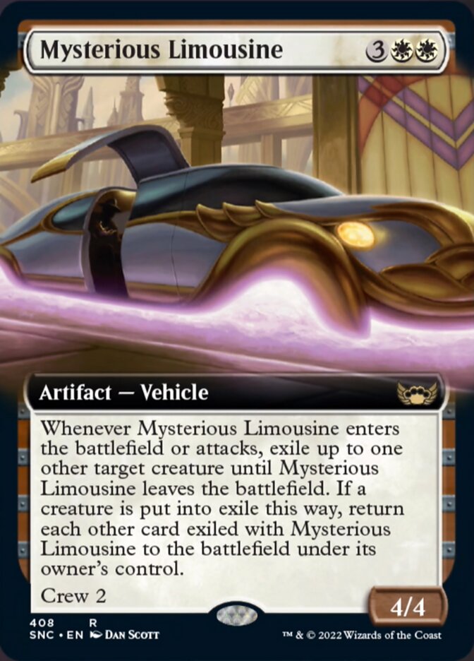 Mysterious Limousine (Extended Art) [Streets of New Capenna] | Dragon's Lair Comics and Fantasy Houston TX