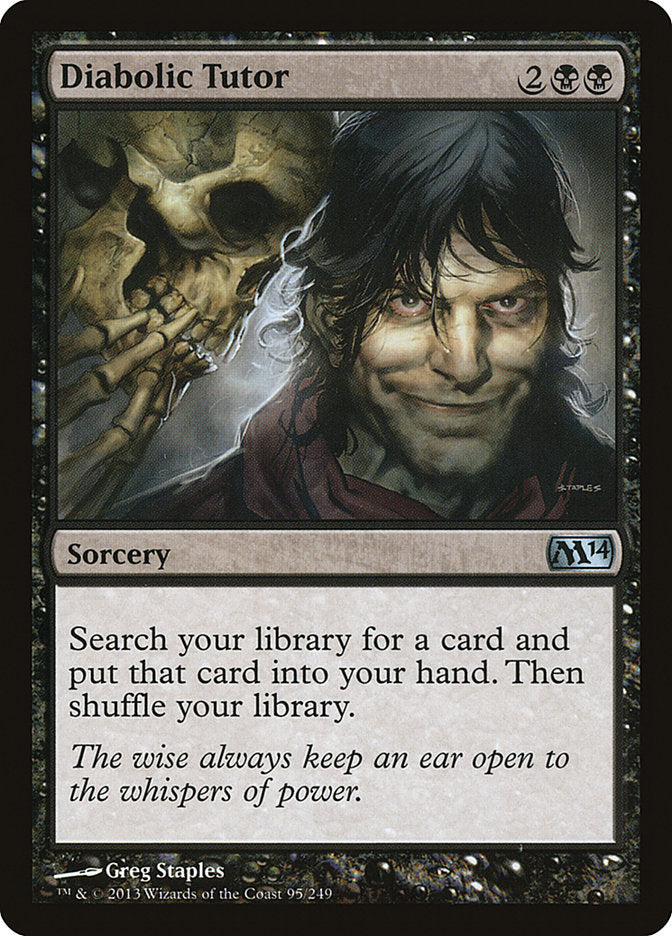 Diabolic Tutor [Magic 2014] | Dragon's Lair Comics and Fantasy Houston TX