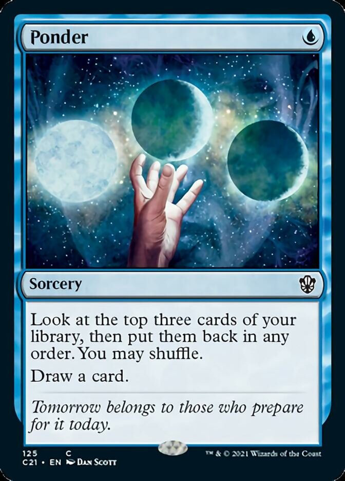 Ponder [Commander 2021] | Dragon's Lair Comics and Fantasy Houston TX