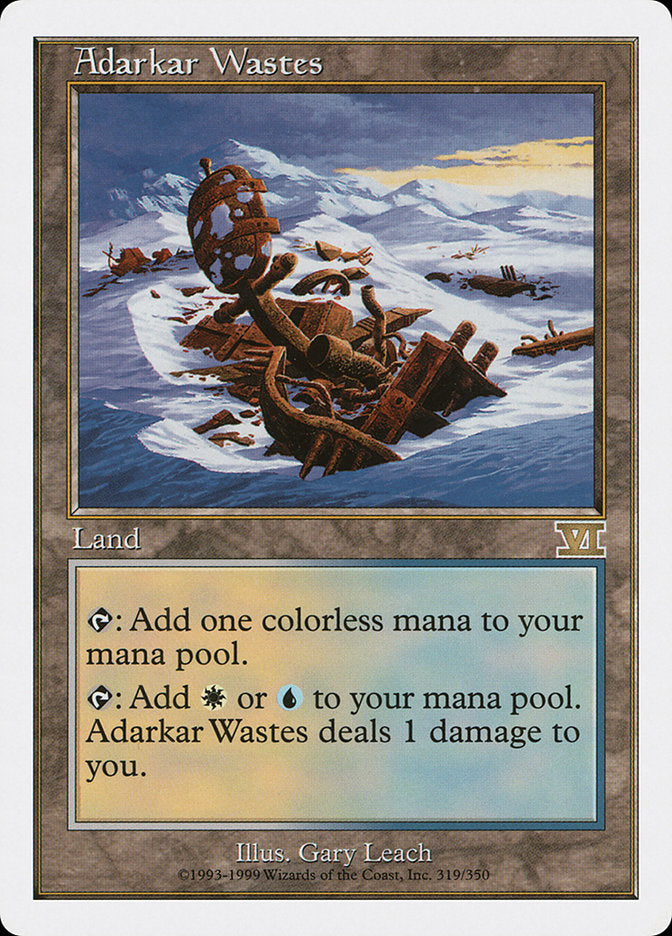 Adarkar Wastes [Classic Sixth Edition] | Dragon's Lair Comics and Fantasy Houston TX