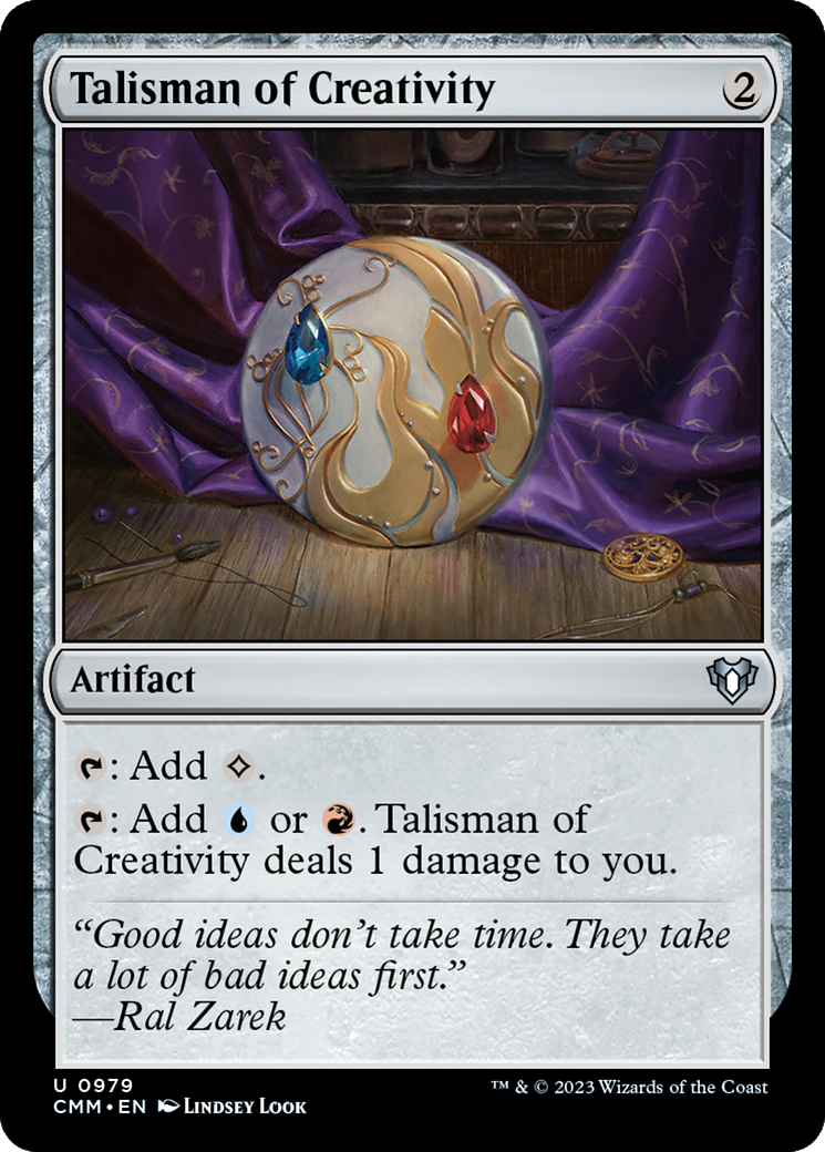 Talisman of Creativity [Commander Masters] | Dragon's Lair Comics and Fantasy Houston TX