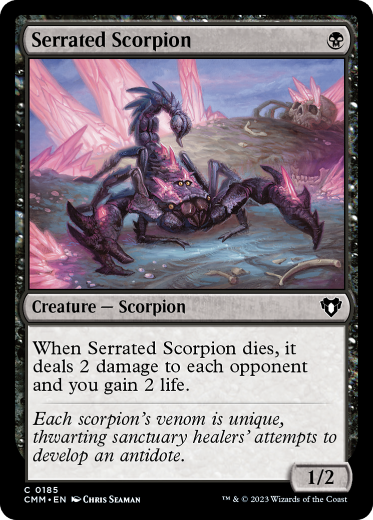 Serrated Scorpion [Commander Masters] | Dragon's Lair Comics and Fantasy Houston TX
