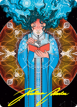 Memory Lapse Art Card (Gold-Stamped Signature) [Strixhaven: School of Mages Art Series] | Dragon's Lair Comics and Fantasy Houston TX