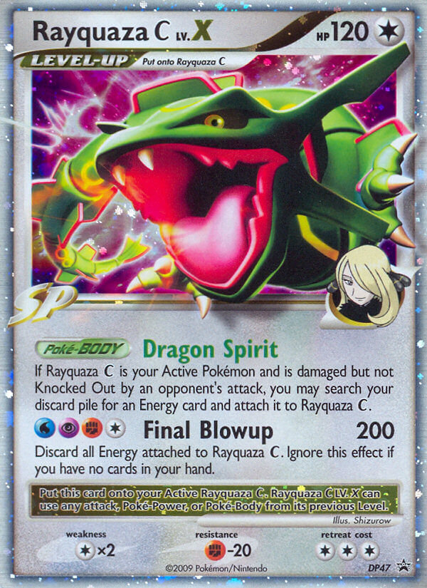 Rayquaza C LV.X (DP47) [Diamond & Pearl: Black Star Promos] | Dragon's Lair Comics and Fantasy Houston TX