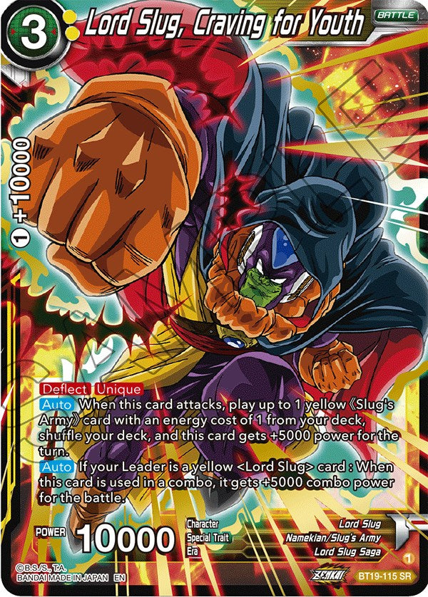 Lord Slug, Craving for Youth (BT19-115) [Fighter's Ambition] | Dragon's Lair Comics and Fantasy Houston TX